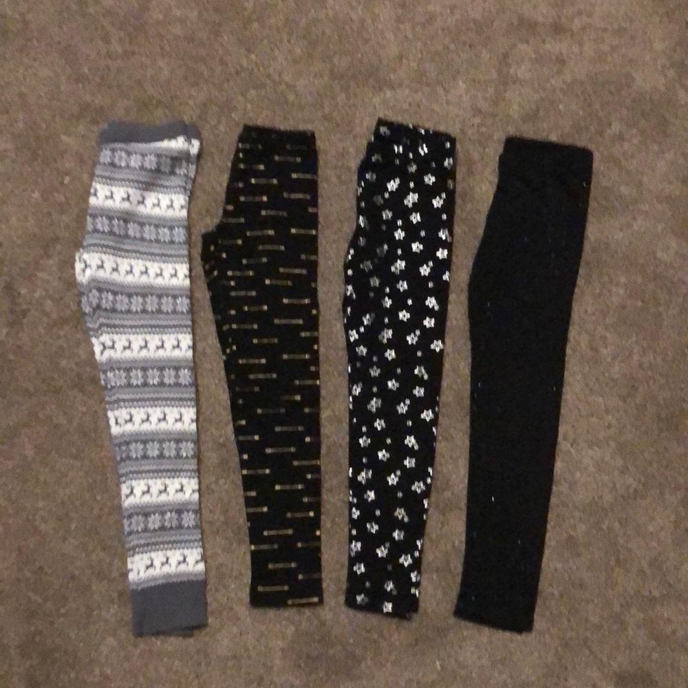 Lot of girls leggings sized 7/8